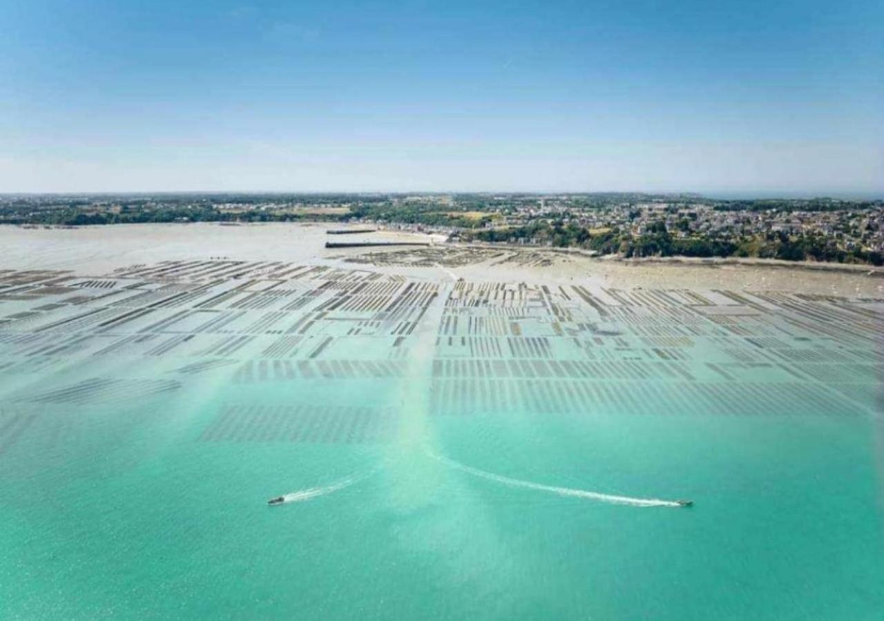 La Belle Mer By Mrodbnb - Appart Neuf - Vue Mer - 25M Plage & Resto - Cine - Cheminee - Popcorn カンカル エクステリア 写真